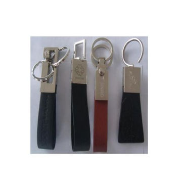 Porte-clés en cuir, Keychain pour promotion (GZHY-HA013)
